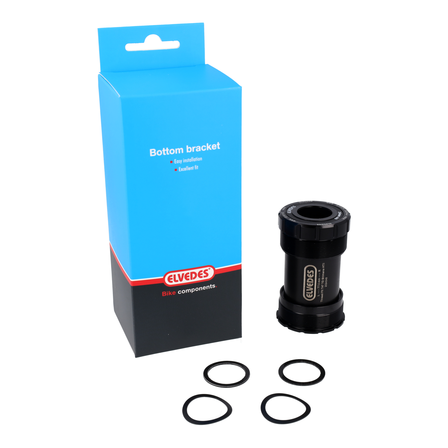 Elvedes Crankset Thread Fit T47A (Cervélo) For 24mm Shimano