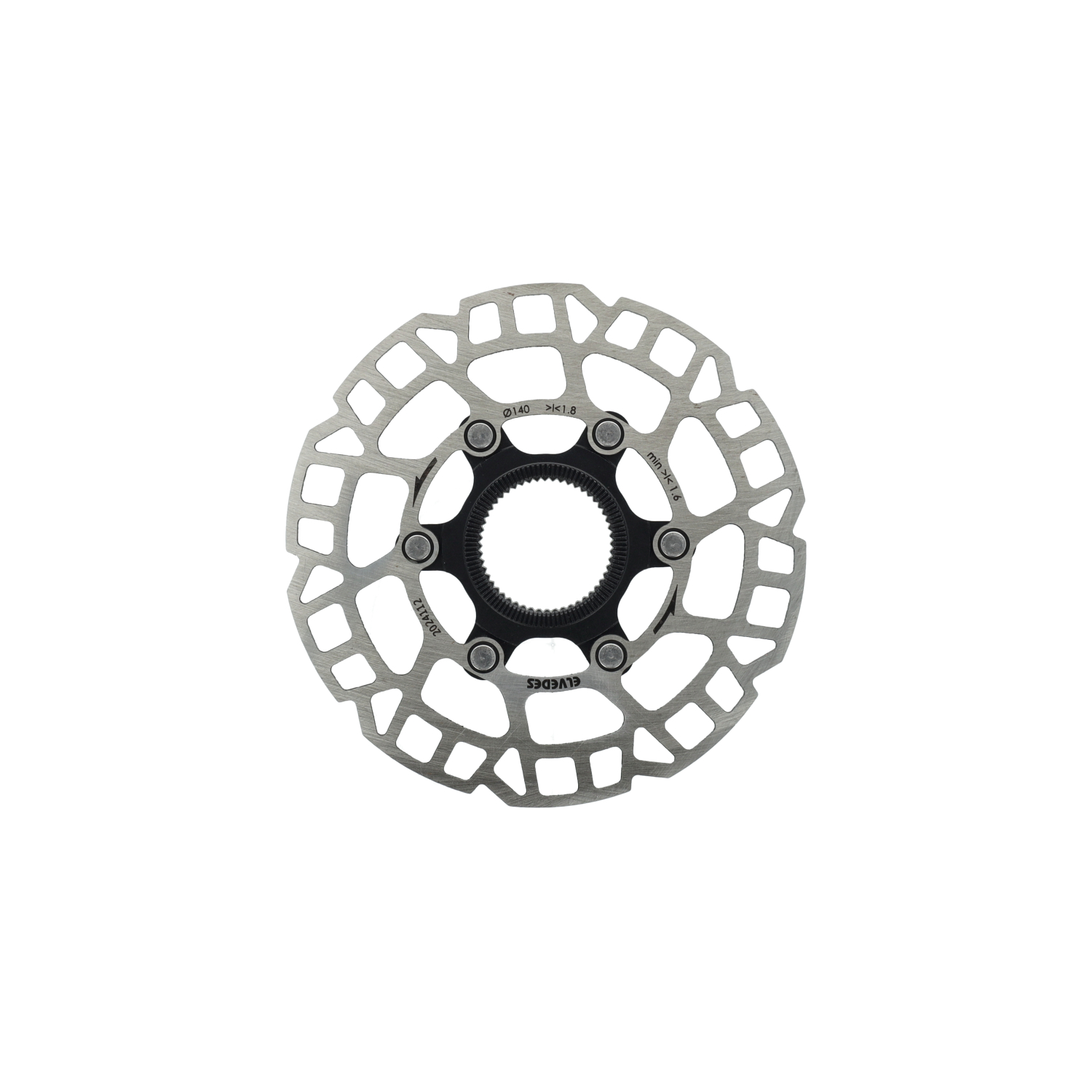 Elvedes Brake Disc 140mm Centerlock 1.8mm