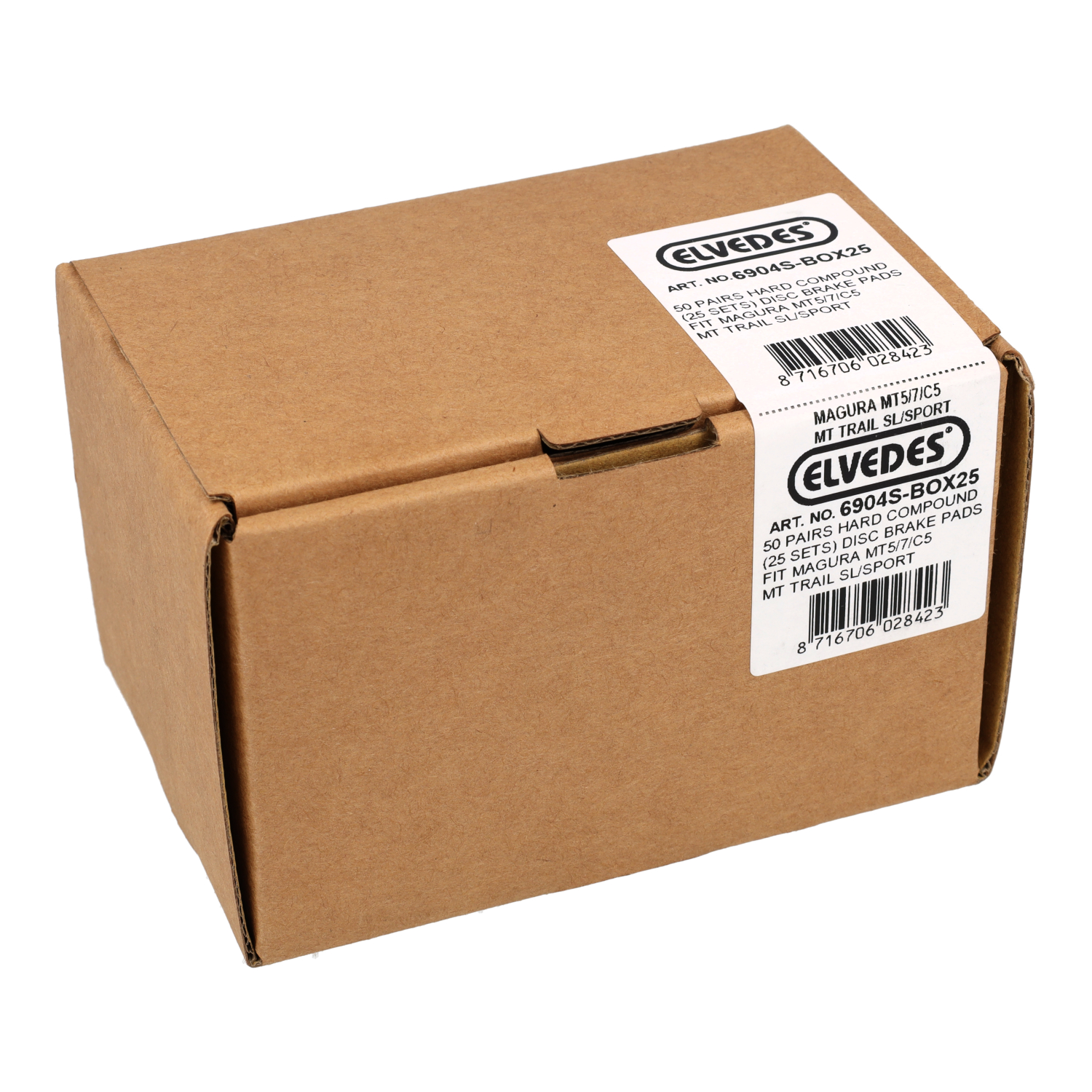 Elvedes Disc Brake Pad Magura MT5/MT7 Sintered Box (25)