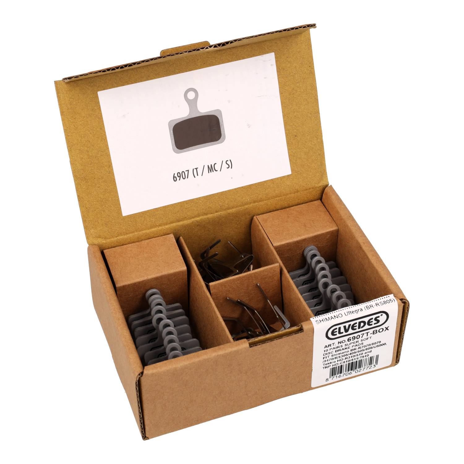 Elvedes Disc Brake Pad Shimano BR-RS805 Super Soft (10)