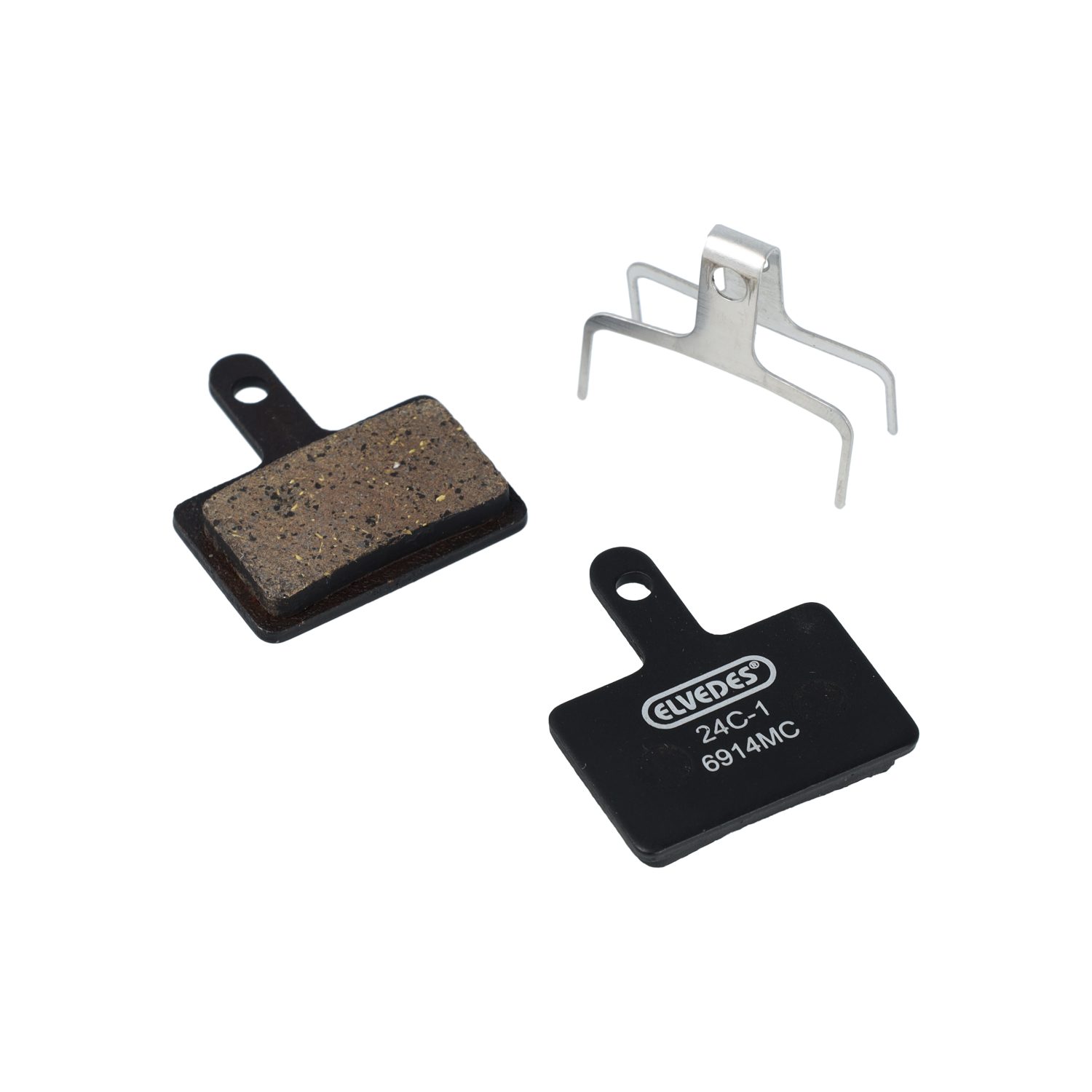 Elvedes Disc Brake Pad 5mm Tektro P21.11 Metallic Carbon