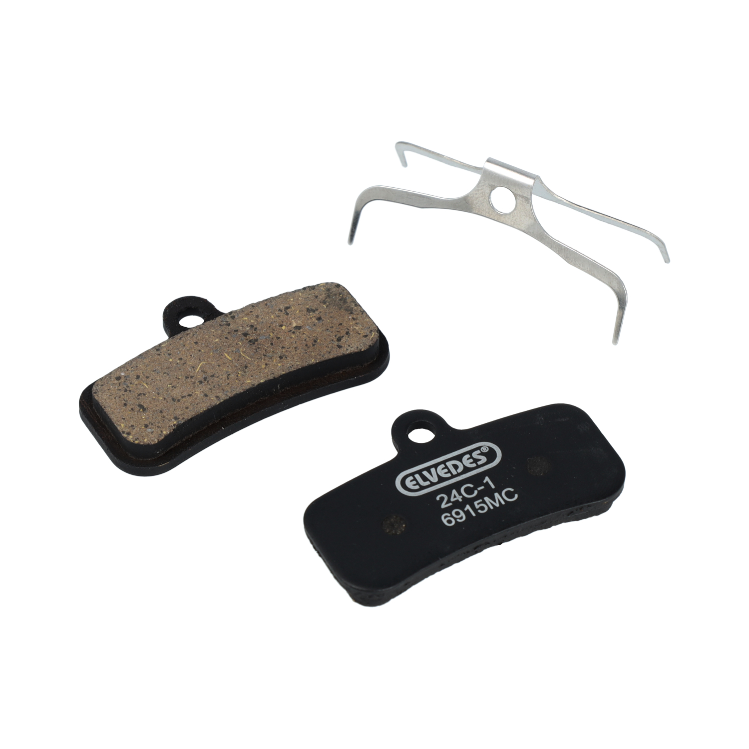 Elvedes Disc Brake Pad 5mm Tektro Q13RS Metallic Carbon