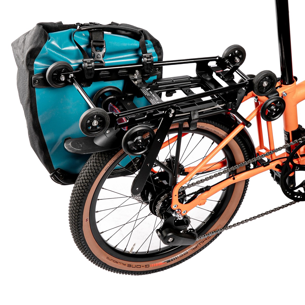 FAHRER Rear Carrier Extender Topcarrier Brompton Black
