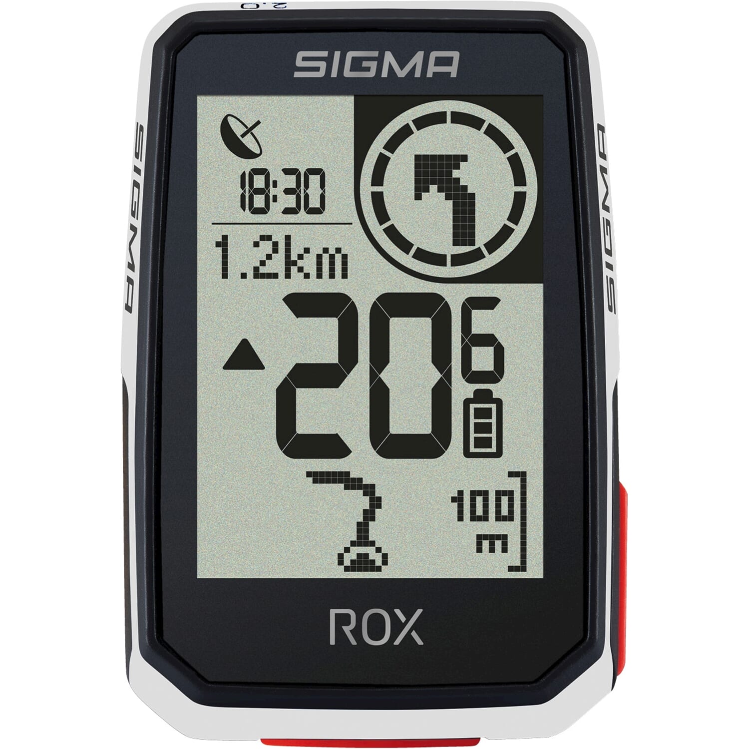 Sigma Bike Computer ROX 2.0 Endurance White