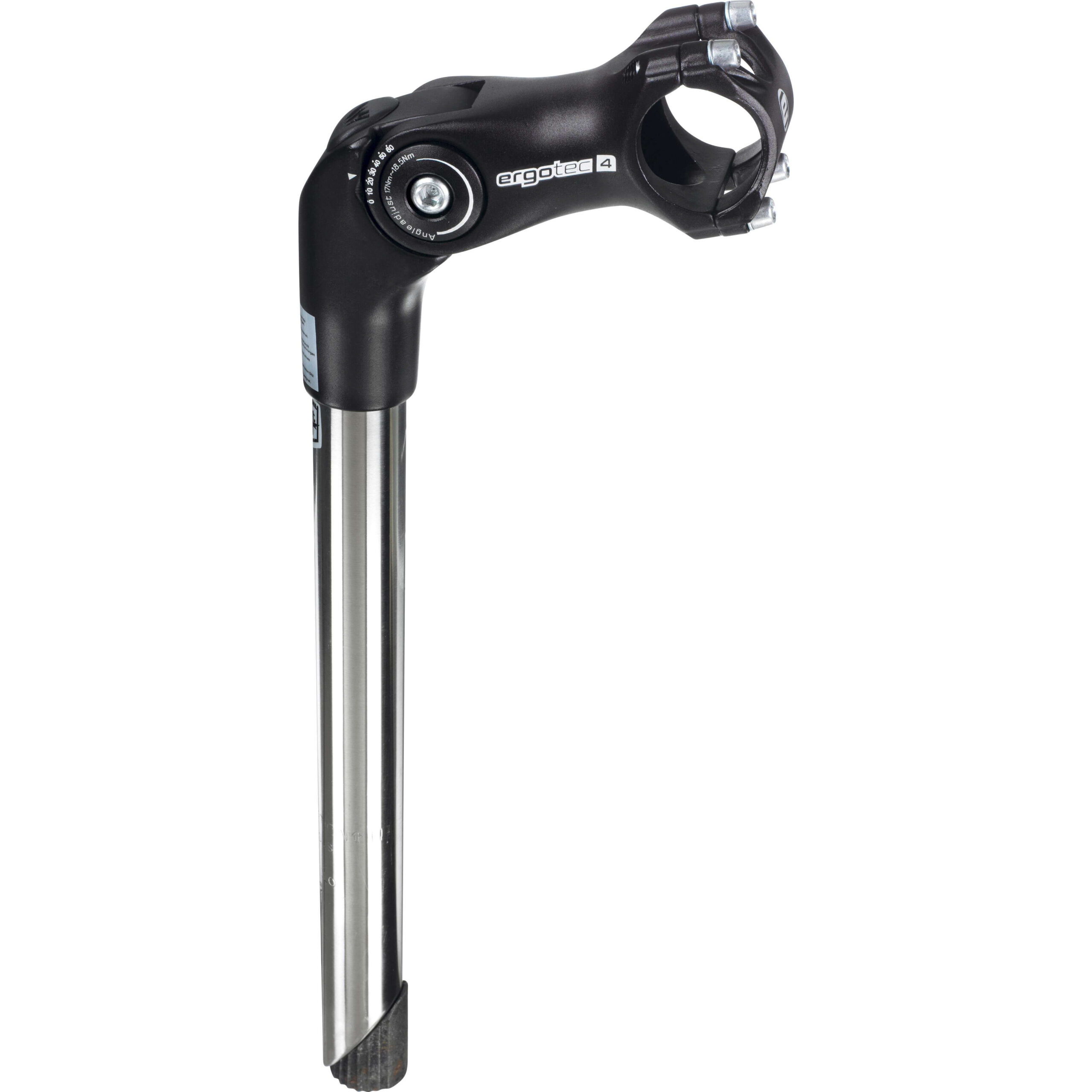 Ergotec Stem Octopus2 25.4/25.4/110 Stainless Steel/Black Sand Ergotec Stem Octopus2 25.4/25.4/110 Stainless Steel/Black Sand