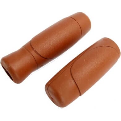 Herrmans Handlebar Grips Cut 93 90/120mm Cortina Brown