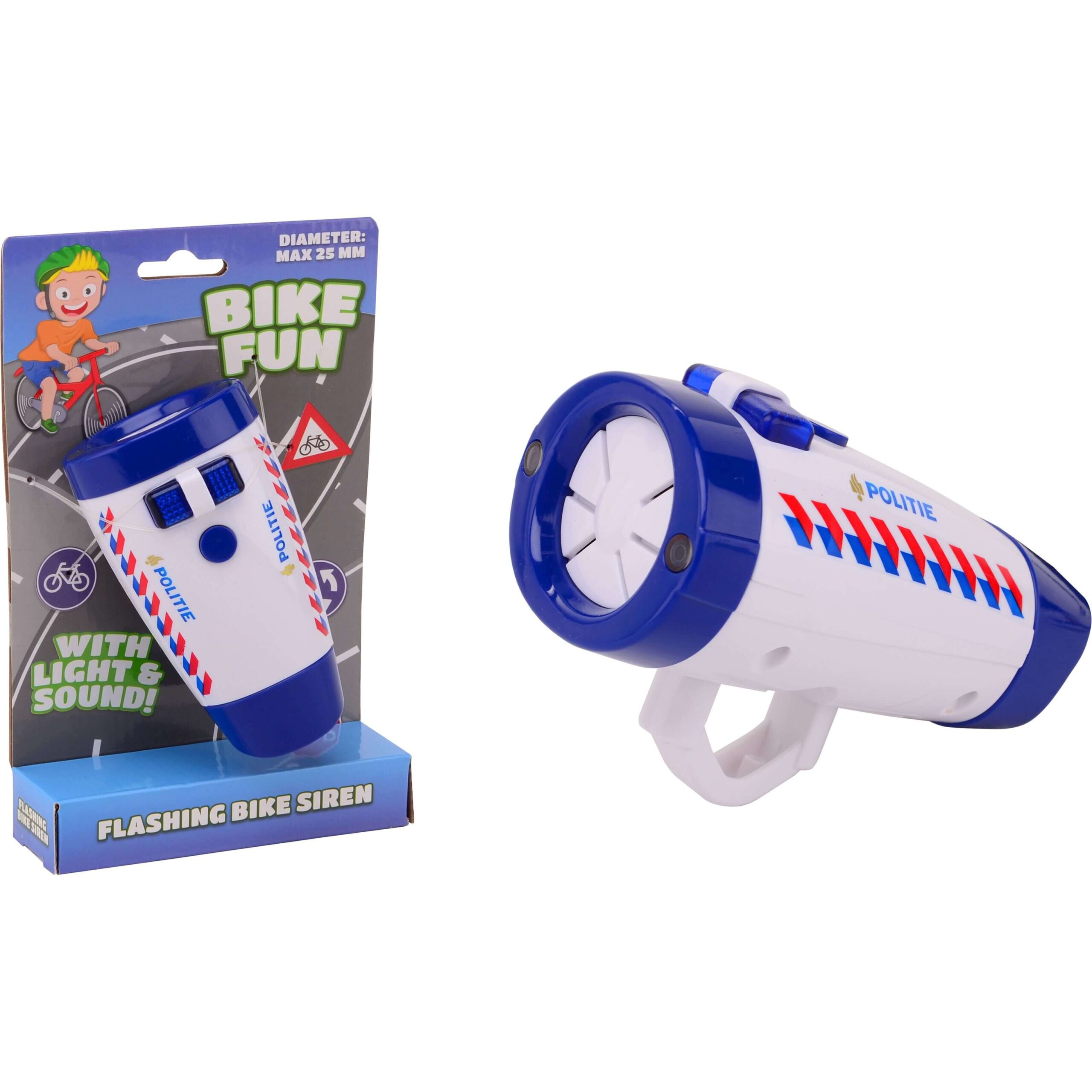 Bike Fun Police Siren with Bike Light