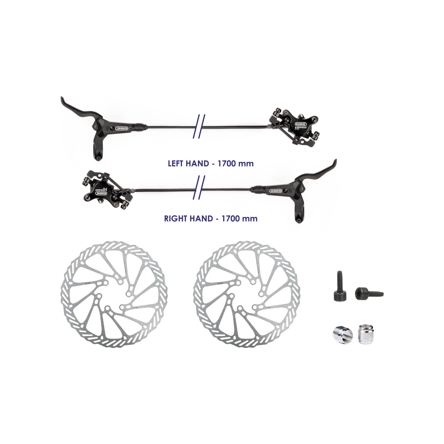 Elvedes Disc Brake Set L+R HP400