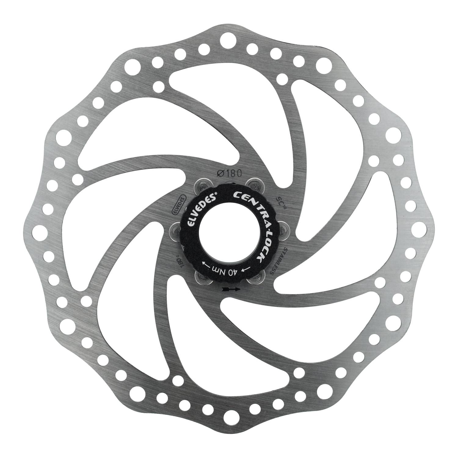 Elvedes Brake Disc 180mm SC Centerlock 1.8mm