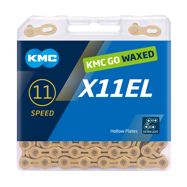 KMC Chain X11EL Gold 118s Waxed KMC Chain X11EL Gold 118s Waxed