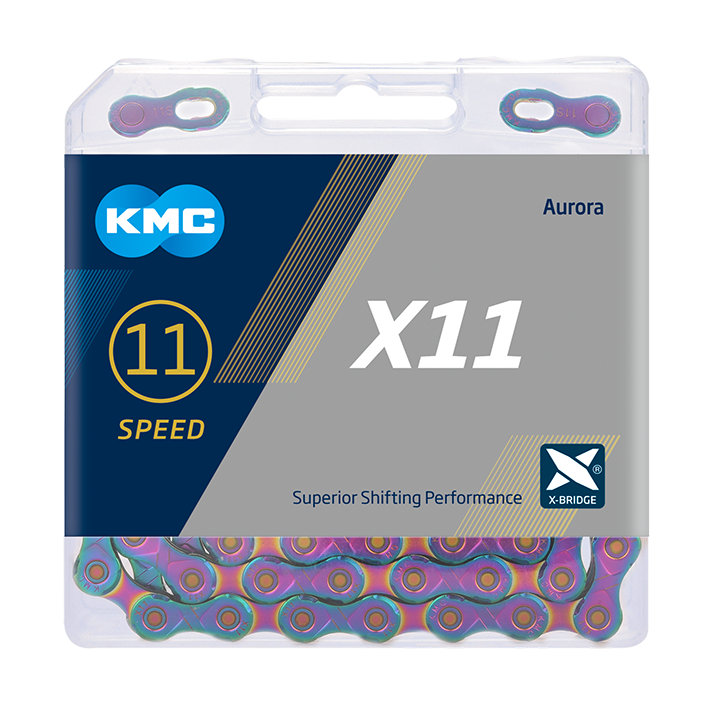 KMC Chain X11 Aurora Blue 118s