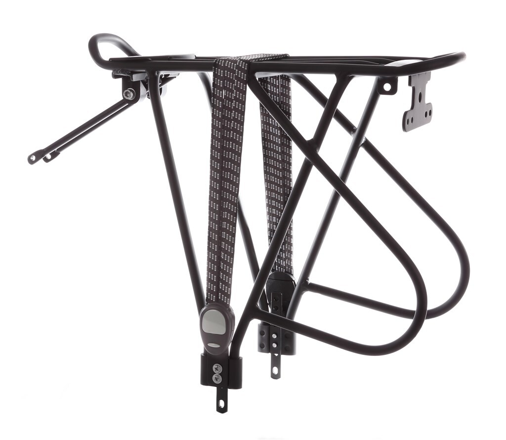 Massload Adjustable Rear Carrier With Spider Strap Black Massload Adjustable Rear Carrier With Spider Strap Black