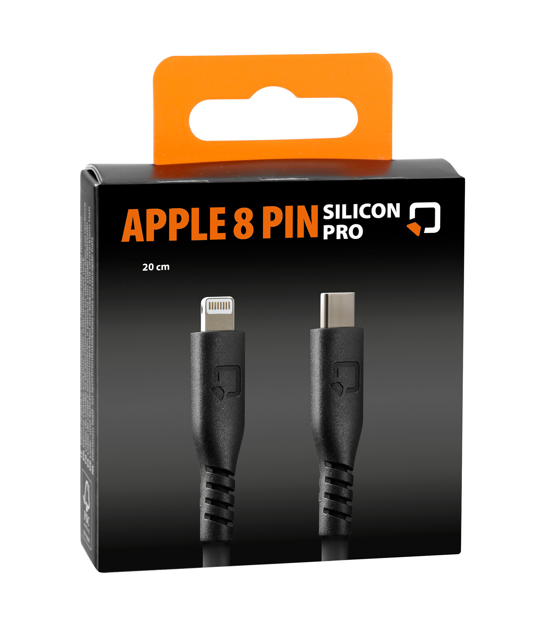 Optiline Silicone Cable Usb Type C To Apple 8 Pin 20 Cm