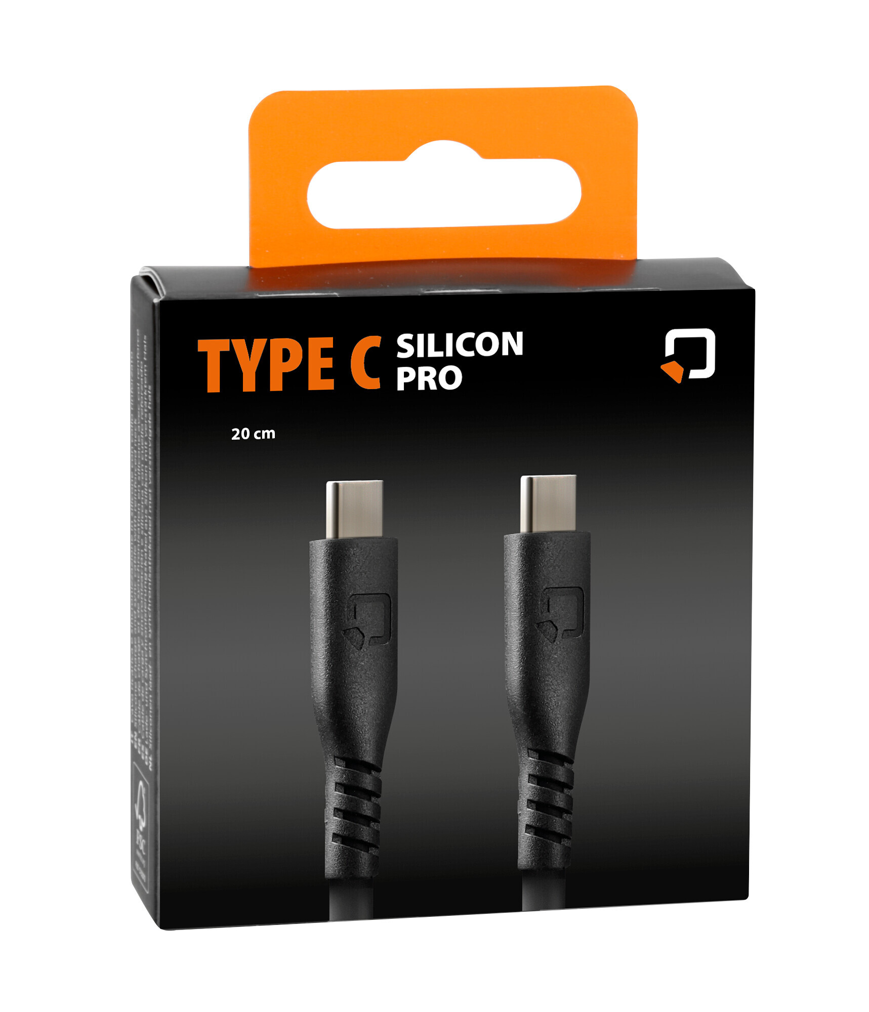 Optiline Silicone Cable Usb Type C To Usb Type C - 20 Cm