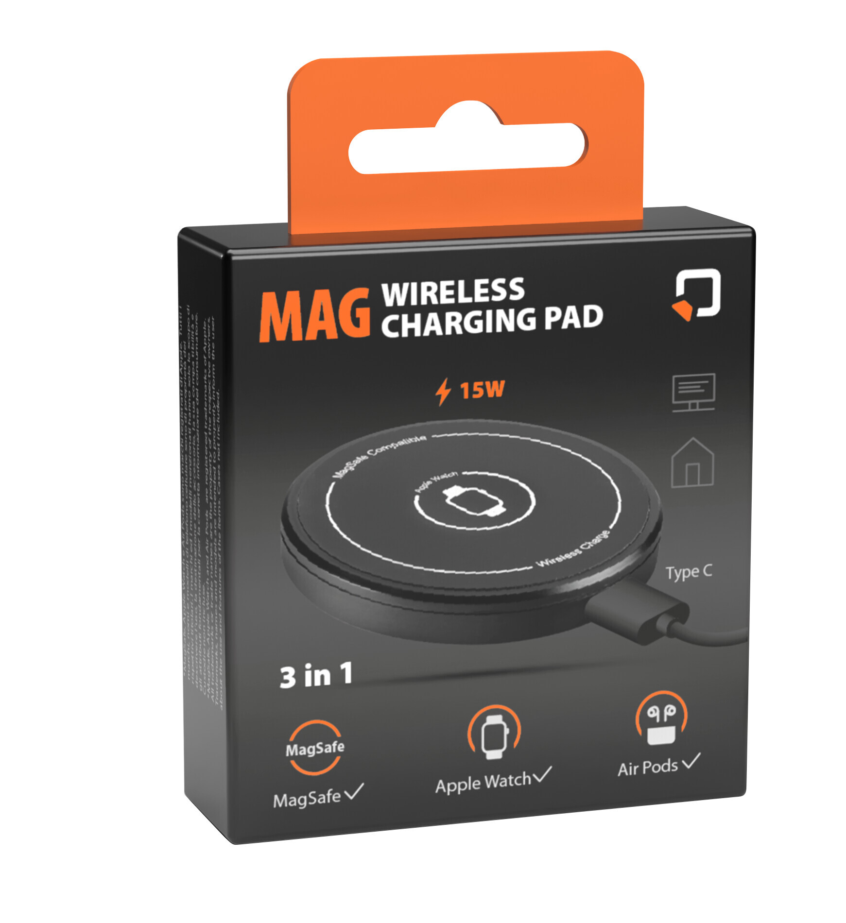 Optiline Mag 3 in 1 Magnetic Wireless Charger