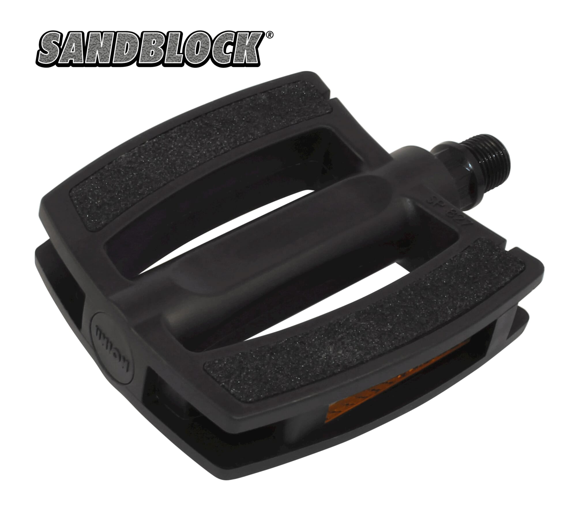 Union Pedals SP-827 Plastic Sandblock Black On Card