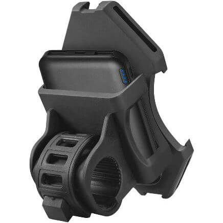 Celly Phone Holder With Power Bank Black Celly Phone Holder With Power Bank Black