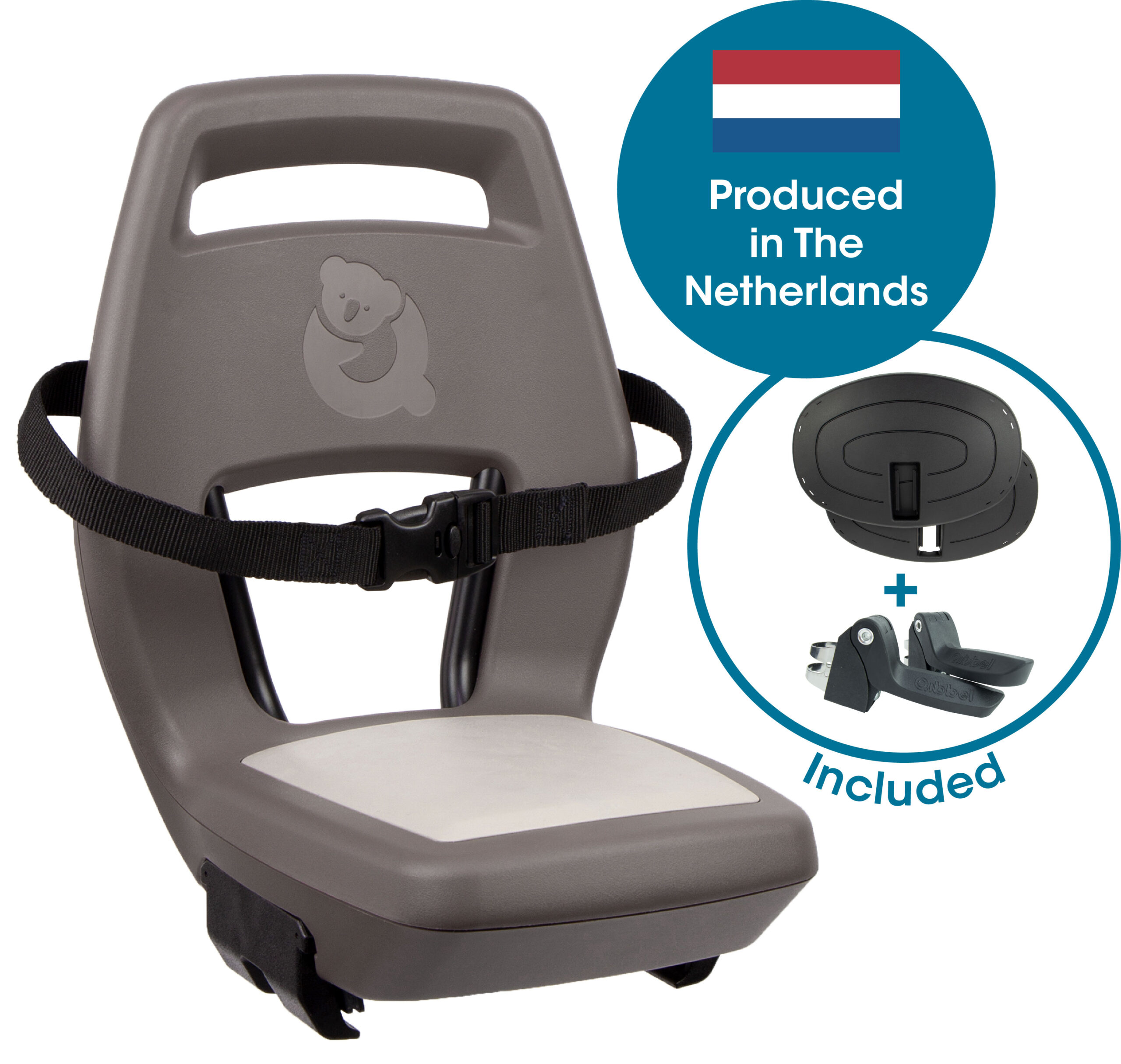 Qibbel Rear Seat Junior 6+ Hazel Brown Brown Beige