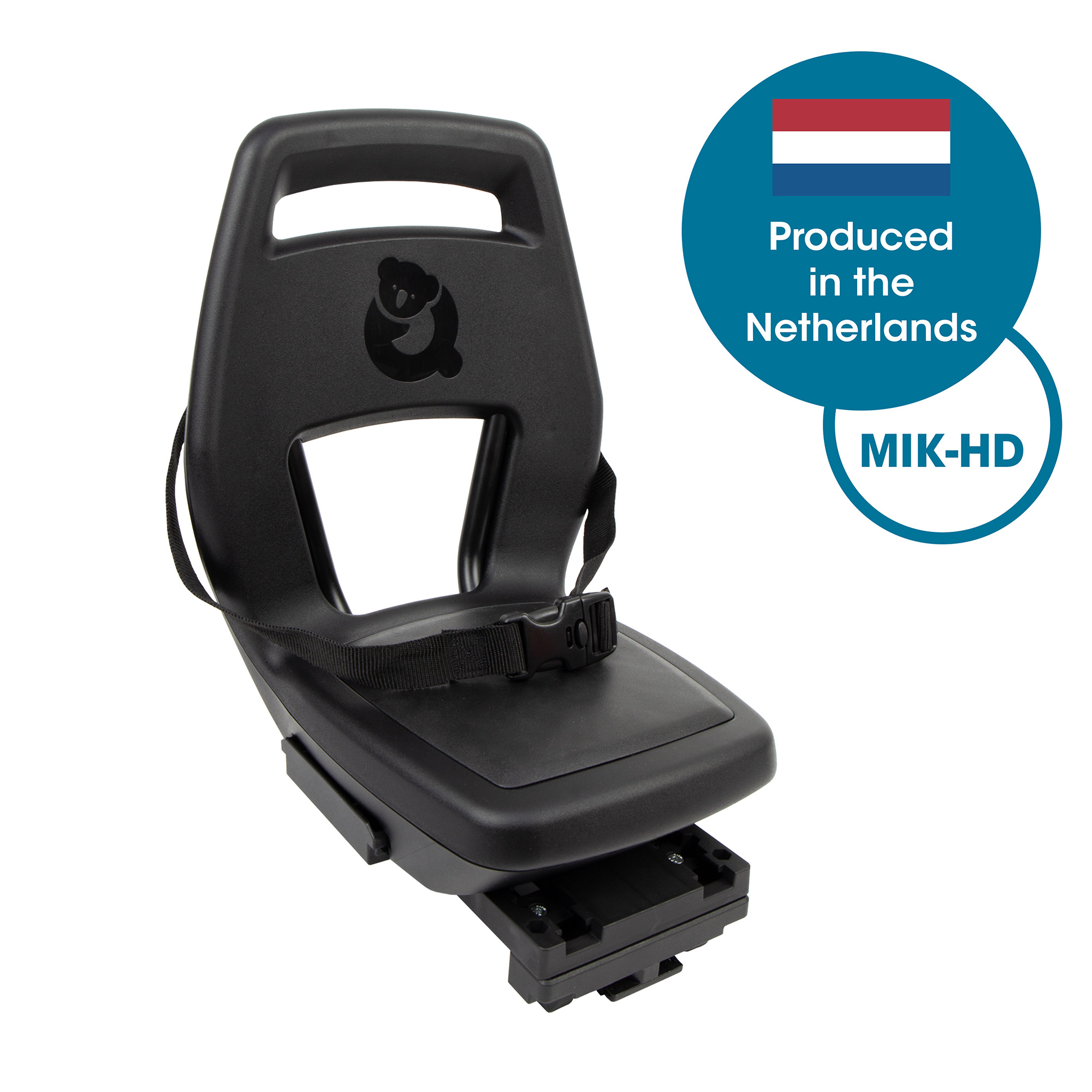 Qibbel Rear Seat Junior 6+ MIK-HD Midnight Black Black