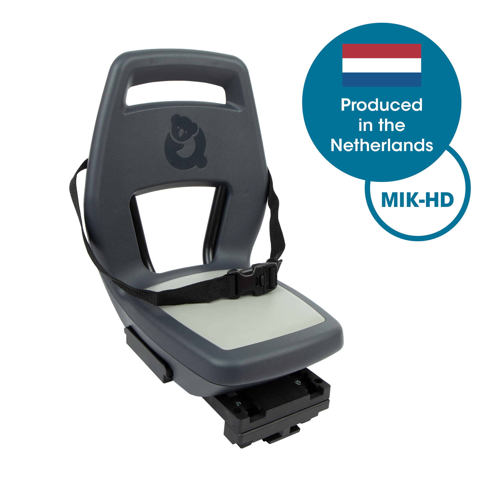 Qibbel Rear Seat Junior 6+ MIK-HD Anthracite/Grey