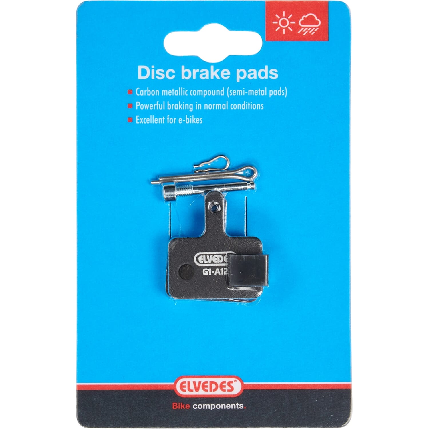 Elvedes Disc Brake Pad Shimano BR-M525 Metallic Carbon