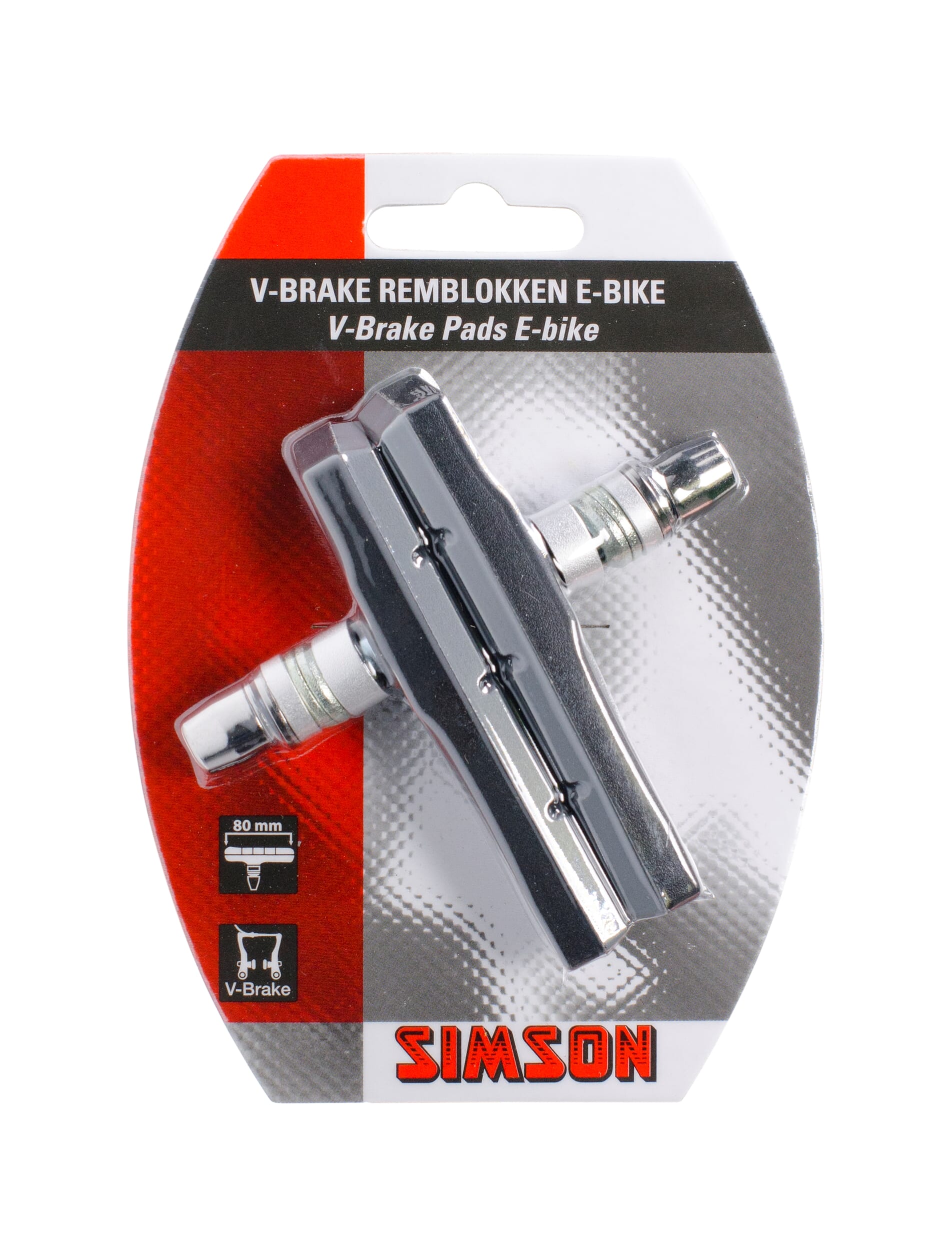 Simson Brake Pad V-Brake 80mm E-Bike