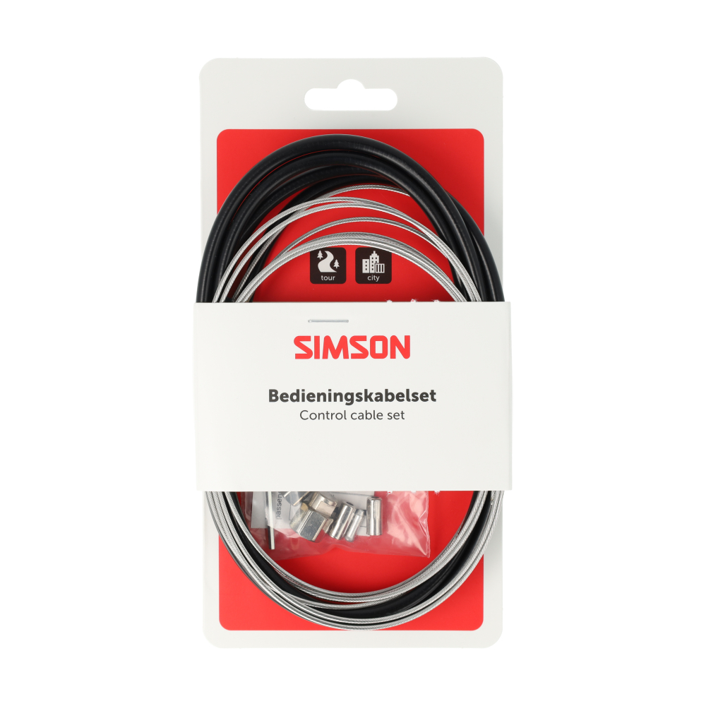Simson Brake Cable Nexus Stainless Steel with Adjusting Bolt and Black Allen Key