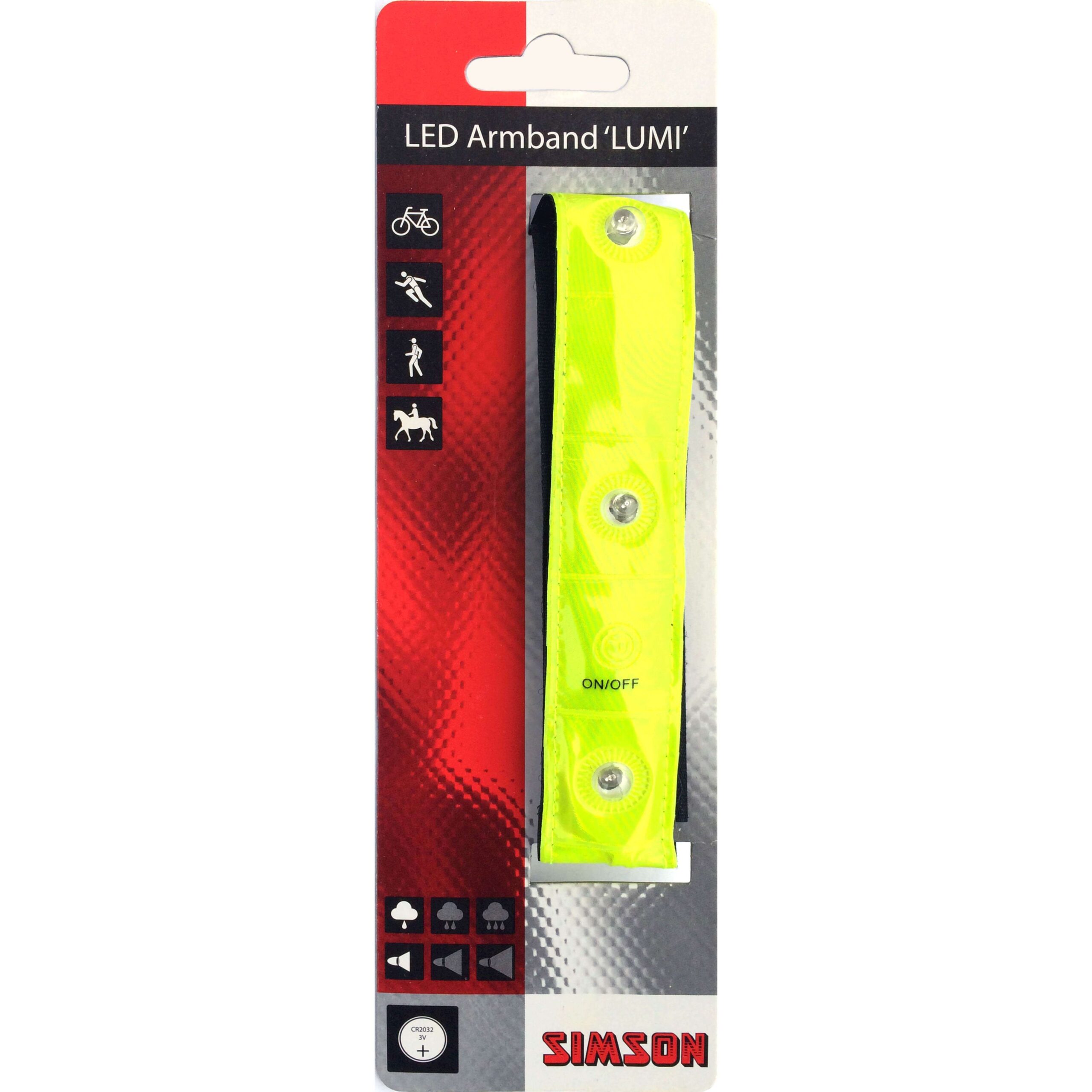 Simson Reflective Armband Lumi LED