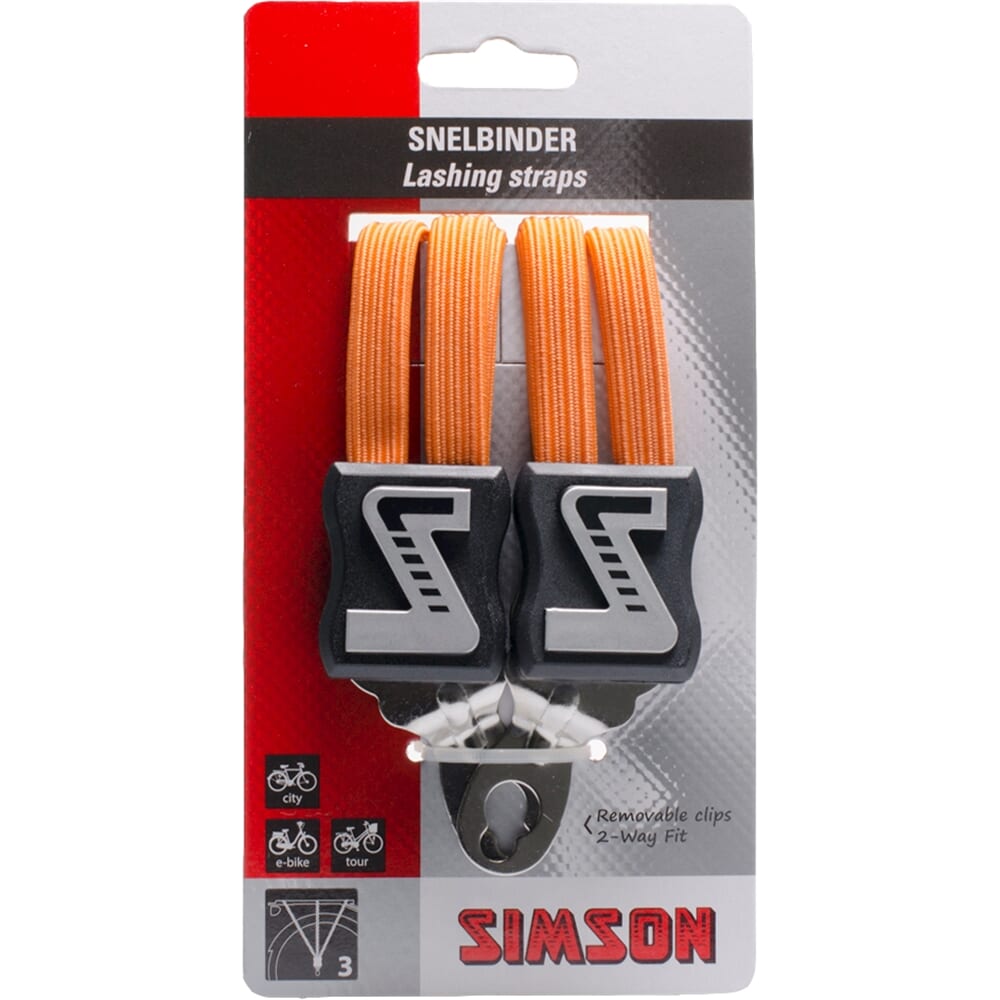 Simson Long Orange Ratchet Strap