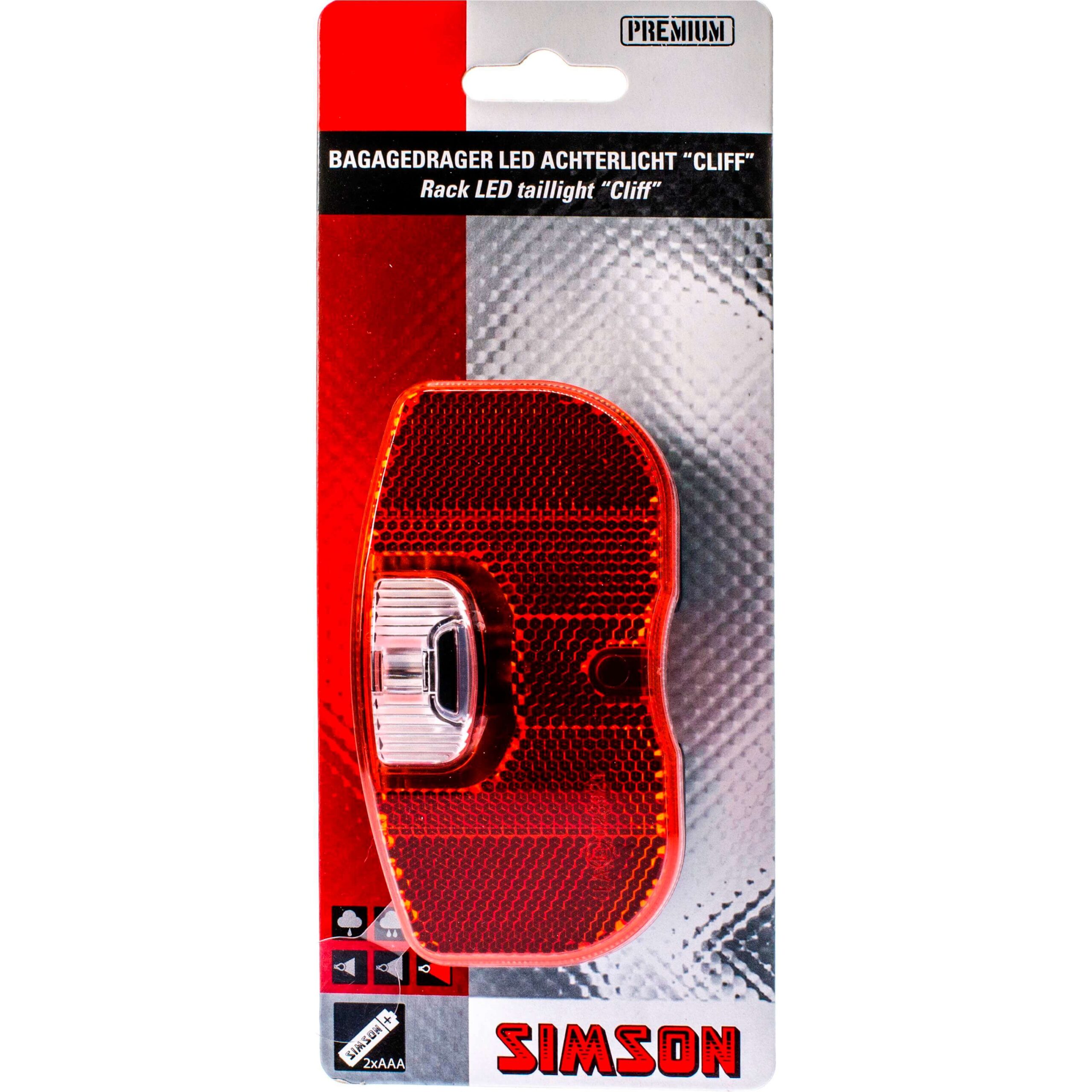 Simson Tail Light Cliff Battery 50/80mm