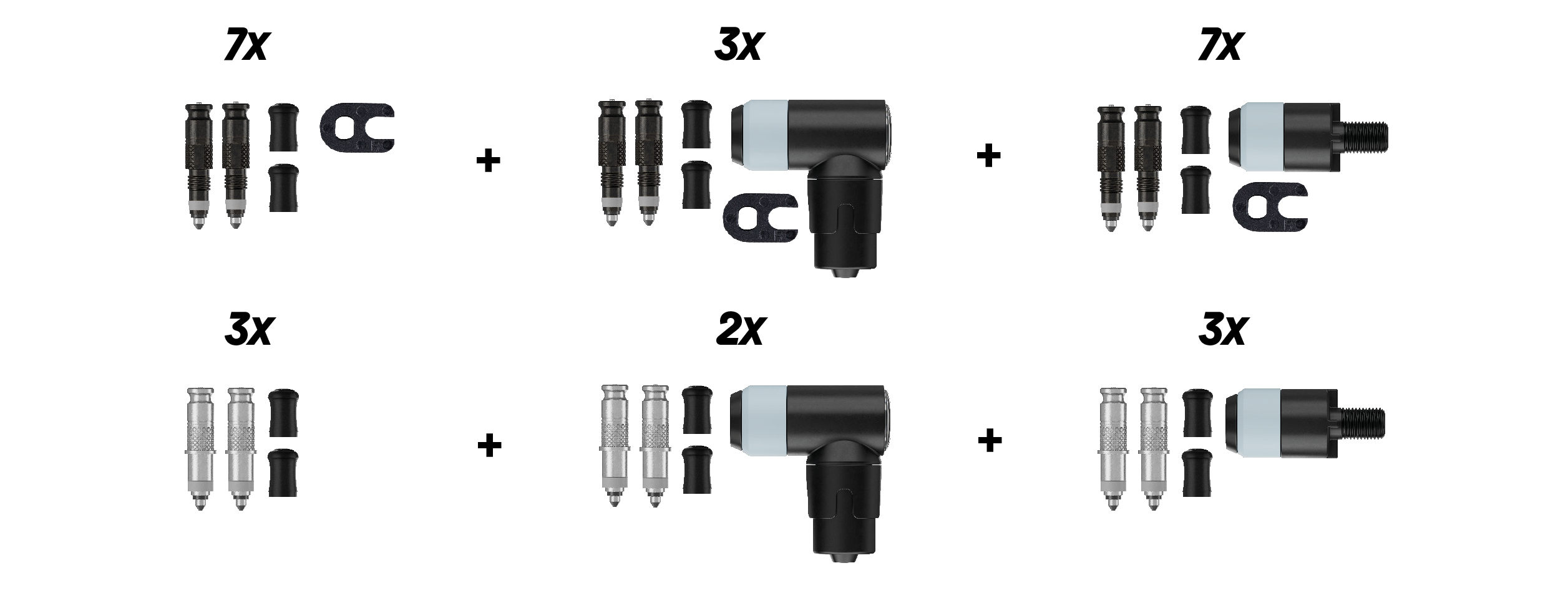 Schwalbe Clik Valve Starter Set Mixed