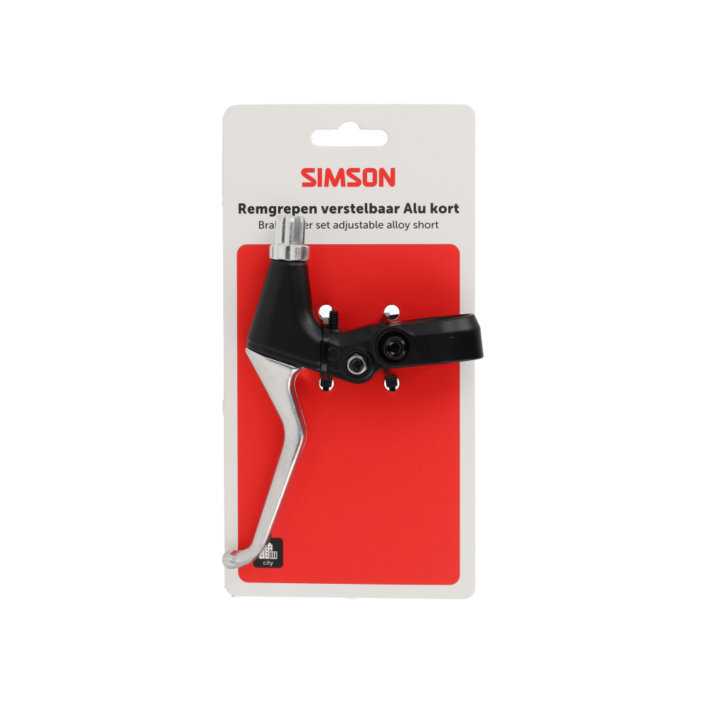 Simson Brake Lever Set Short Alu/Black