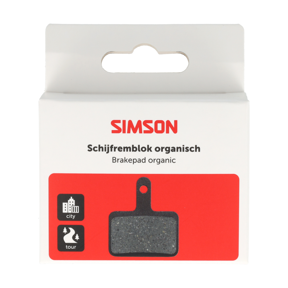 Simson Organic Disc Brake Pad Shimano Tektro