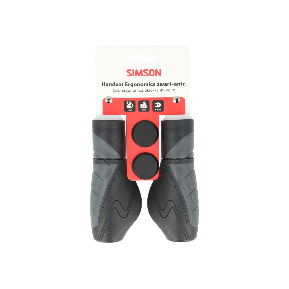Simson Handles Ergonomics Black/Anthracite