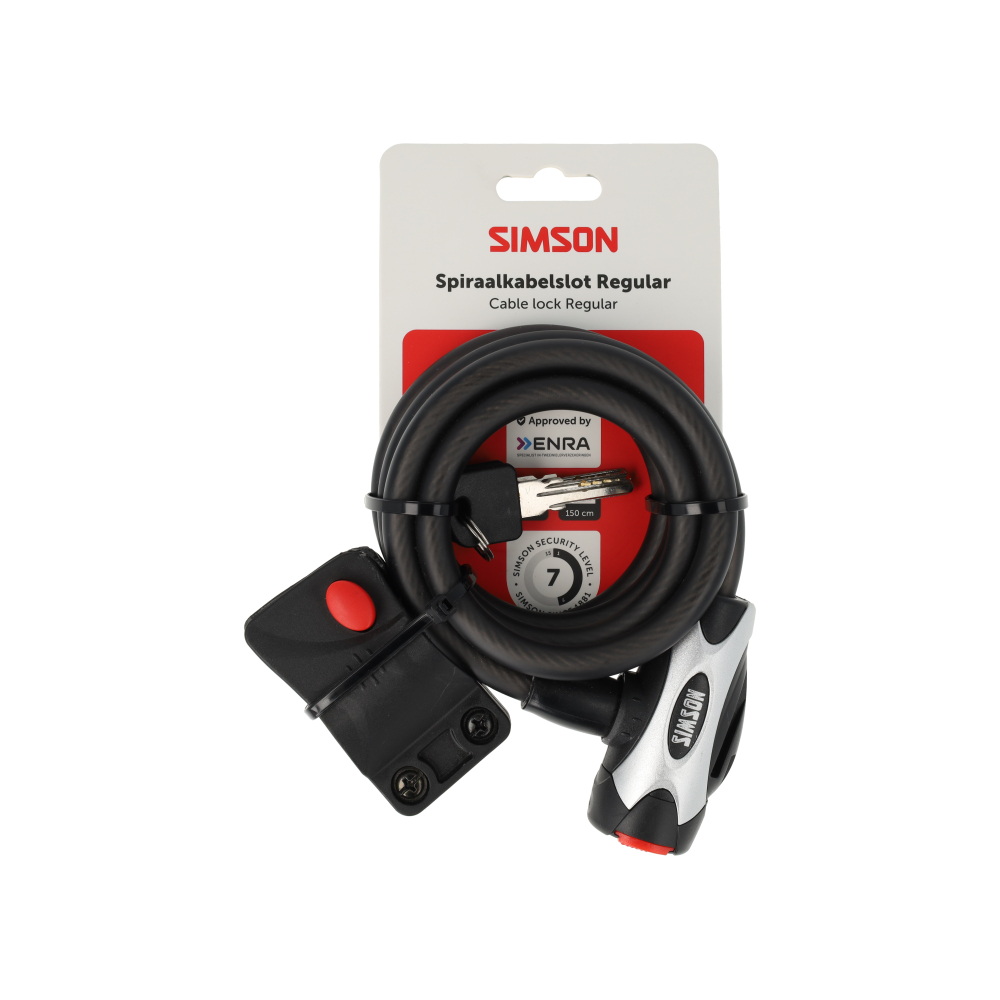 Simson Cable Lock Regular XL 10x150 Simson Cable Lock Regular XL 10x150
