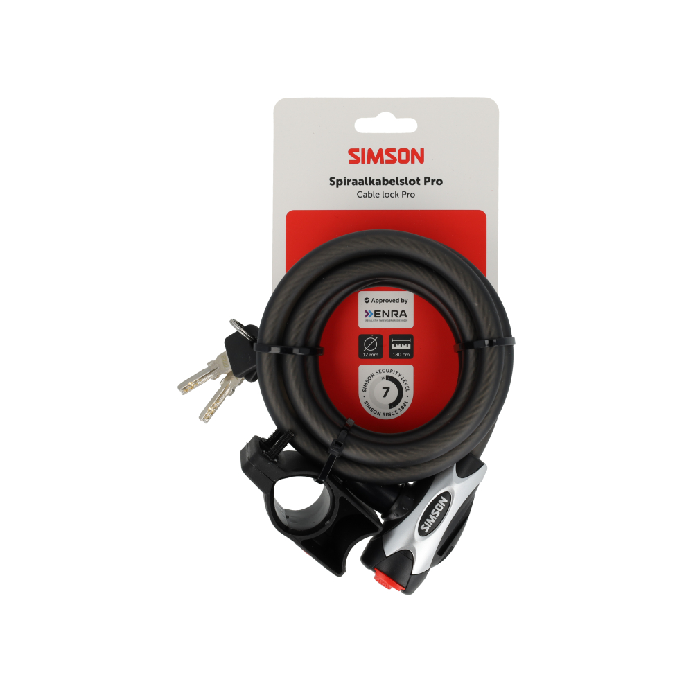 Simson Cable Lock Pro XXL 12x180