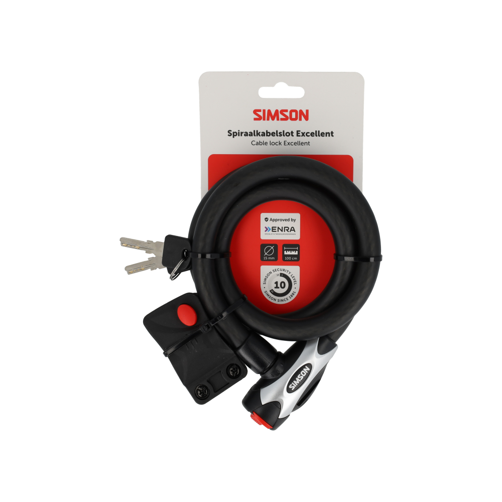 Simson Cable Lock Excellent L 15x100 Simson Cable Lock Excellent L 15x100