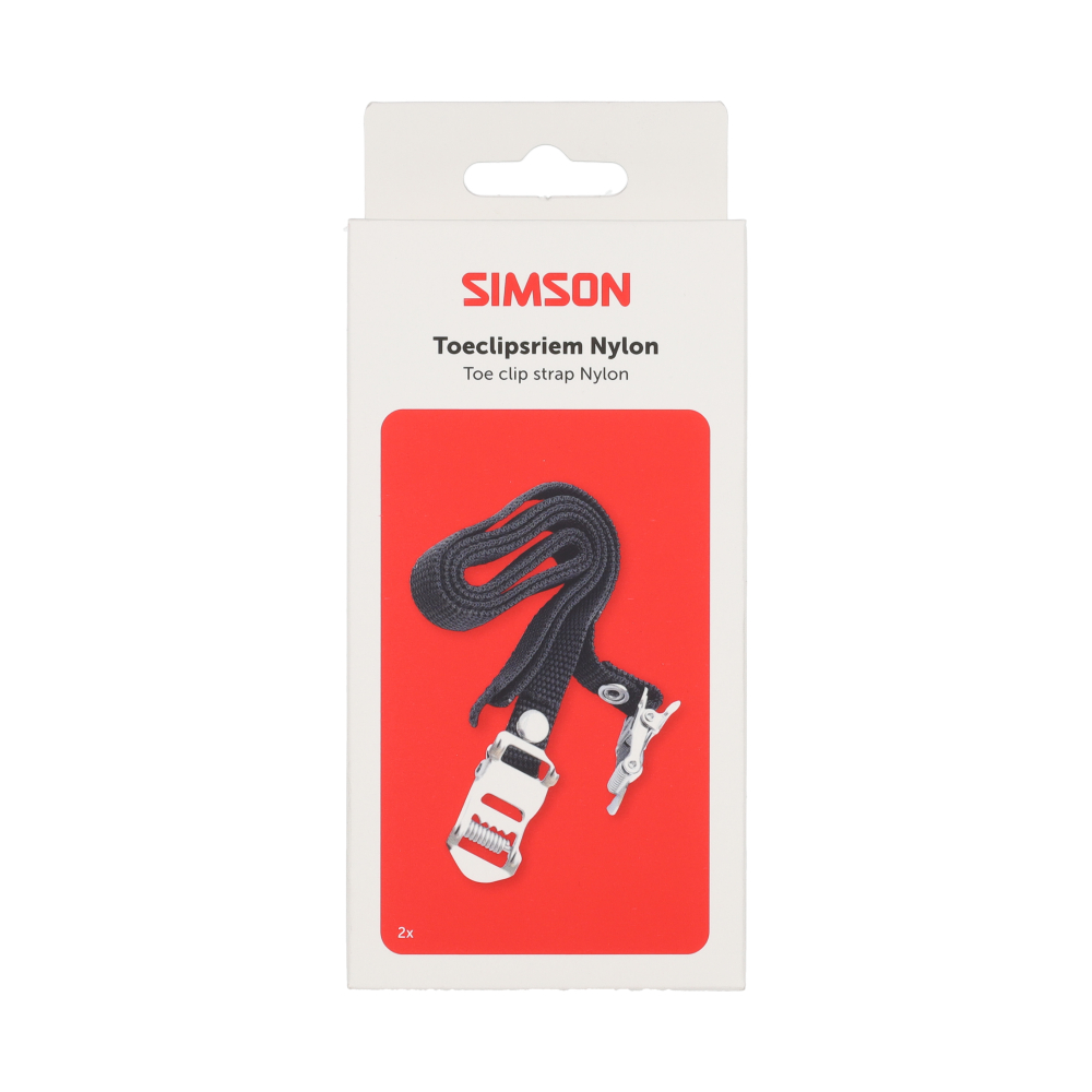 Simson Toe Clip Strap Nylon Black (2)