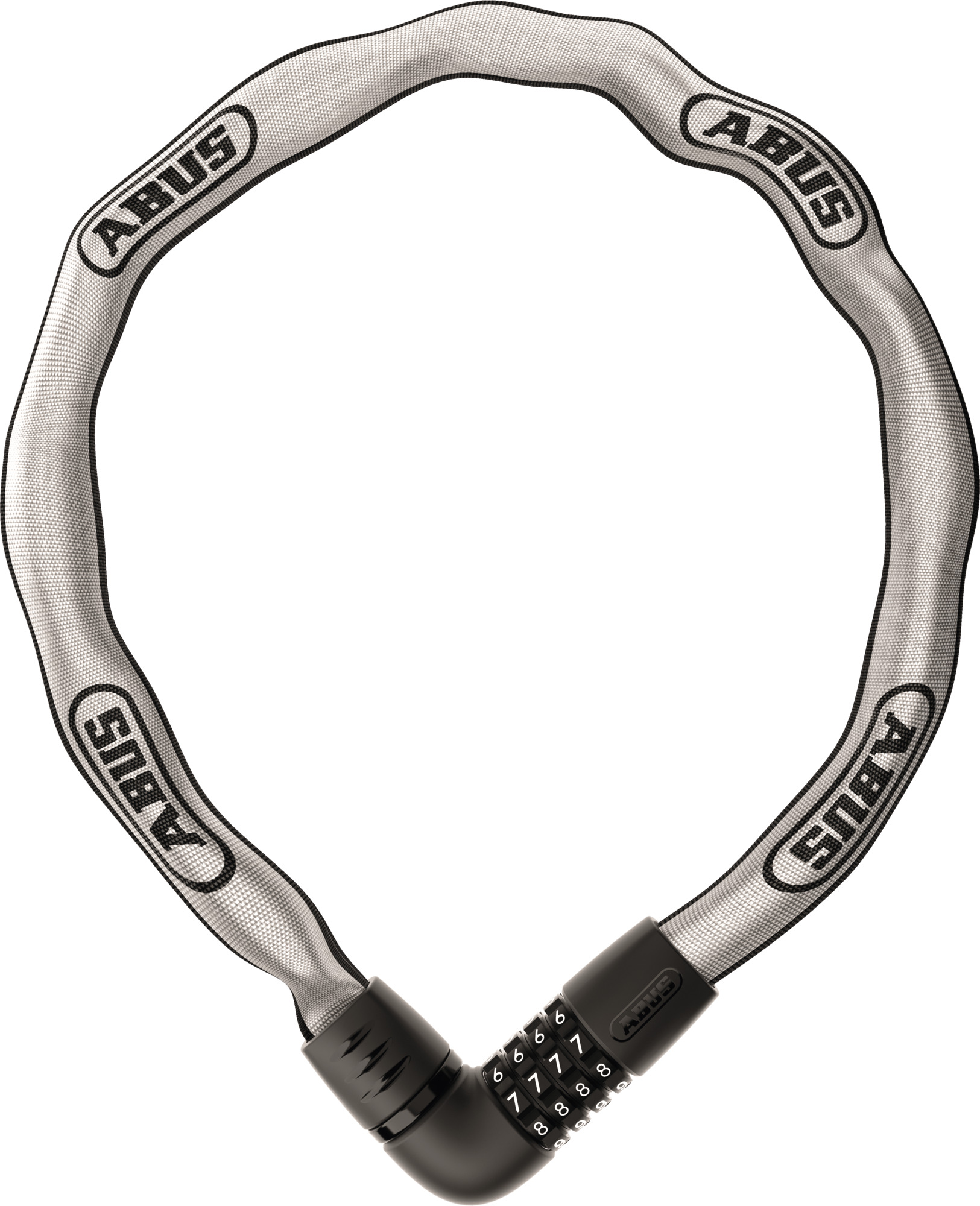 Abus Chain Lock Code Tresor 6807C/110 Reflective