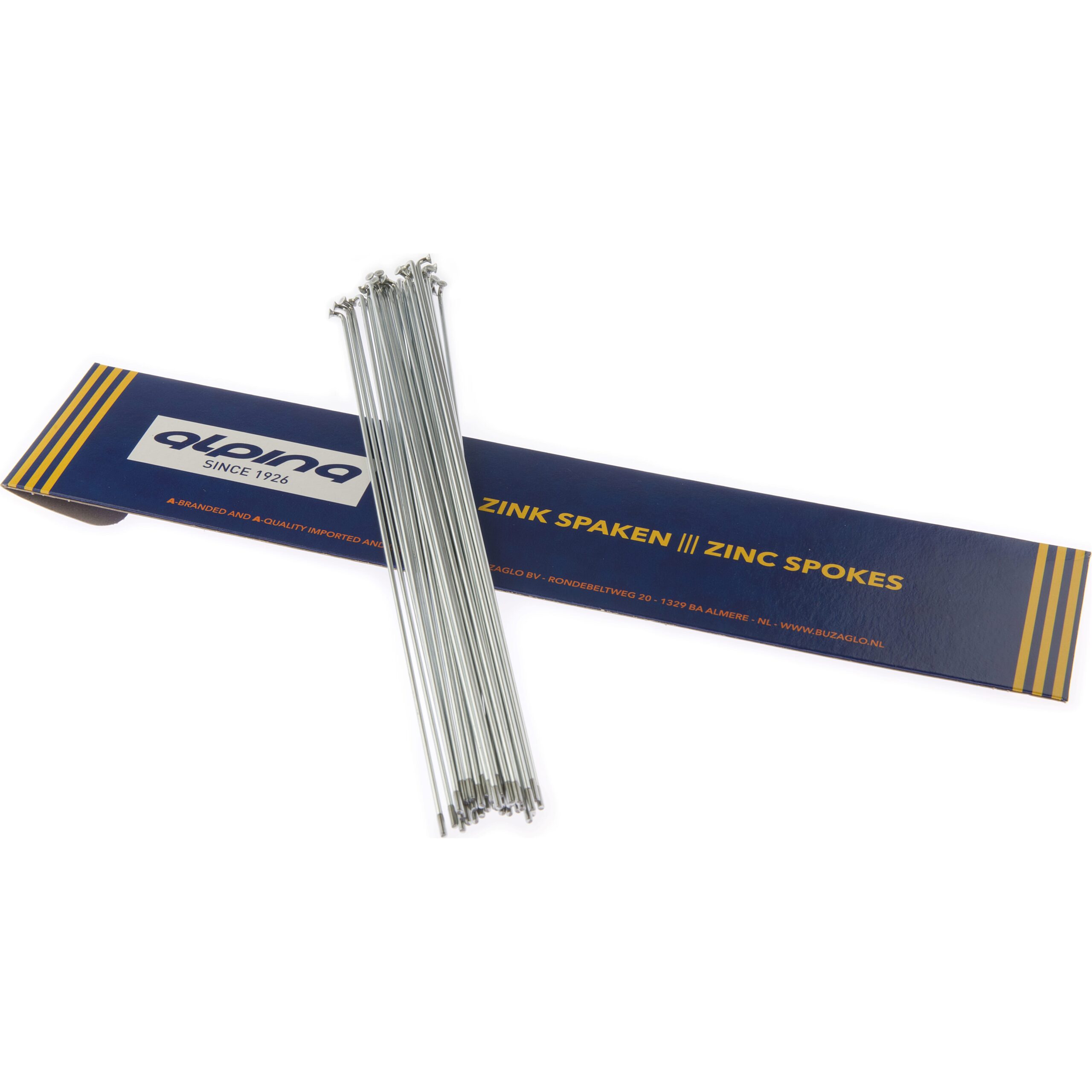 Alp Spoke 14-140mm Zinc Silver (18 Pieces) Alp Spoke 14-140mm Zinc Silver (18 Pieces)