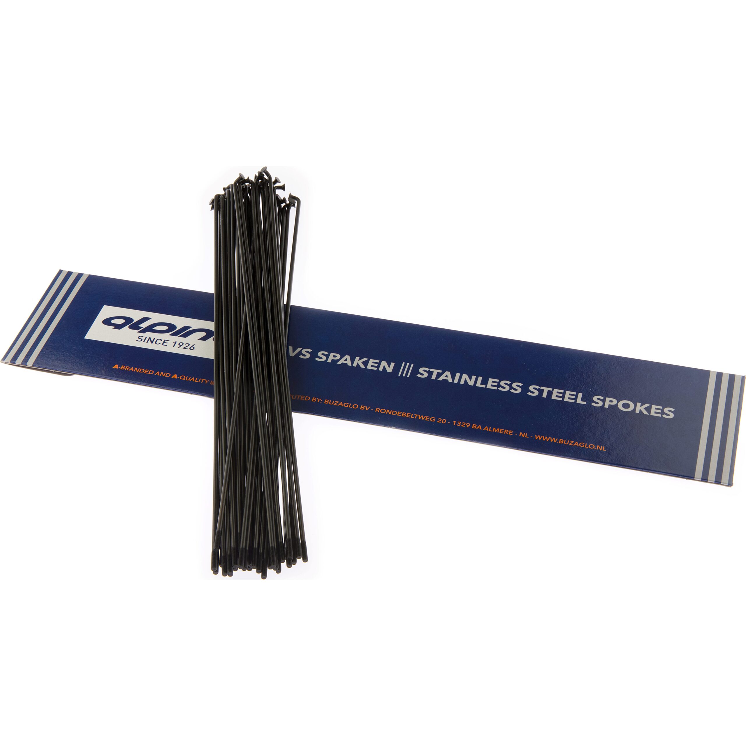 Alp Spoke LDR 13-274mm Stainless Steel Black (36 Pieces) Alp Spoke LDR 13-274mm Stainless Steel Black (36 Pieces)