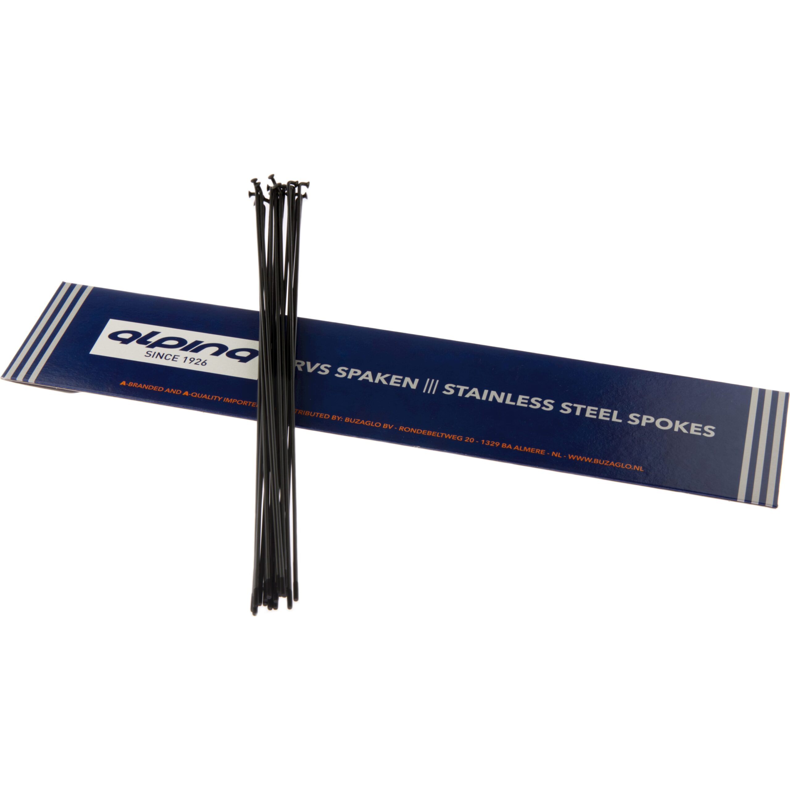 Alp Spoke RC 14-292mm Stainless Steel Black (18 Pieces)