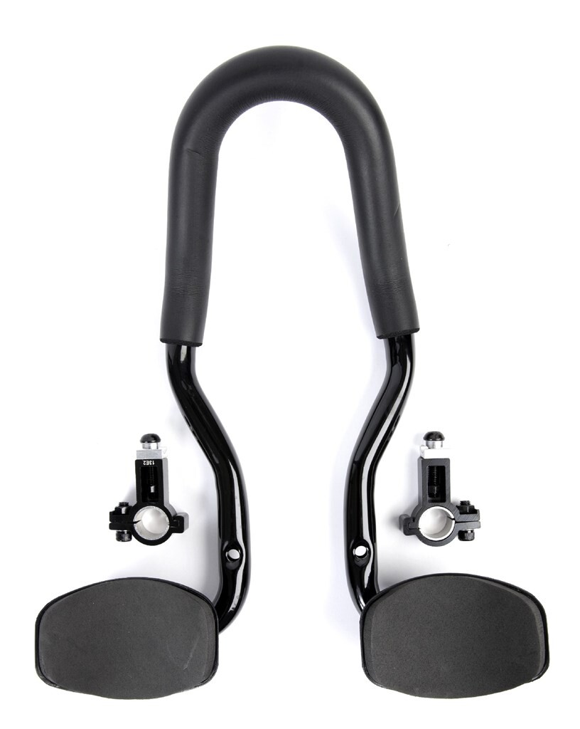 Tranz X Tri-Bar Clip-On Handlebar JD-802 Aluminum Black Tranz X Tri-Bar Clip-On Handlebar JD-802 Aluminum Black