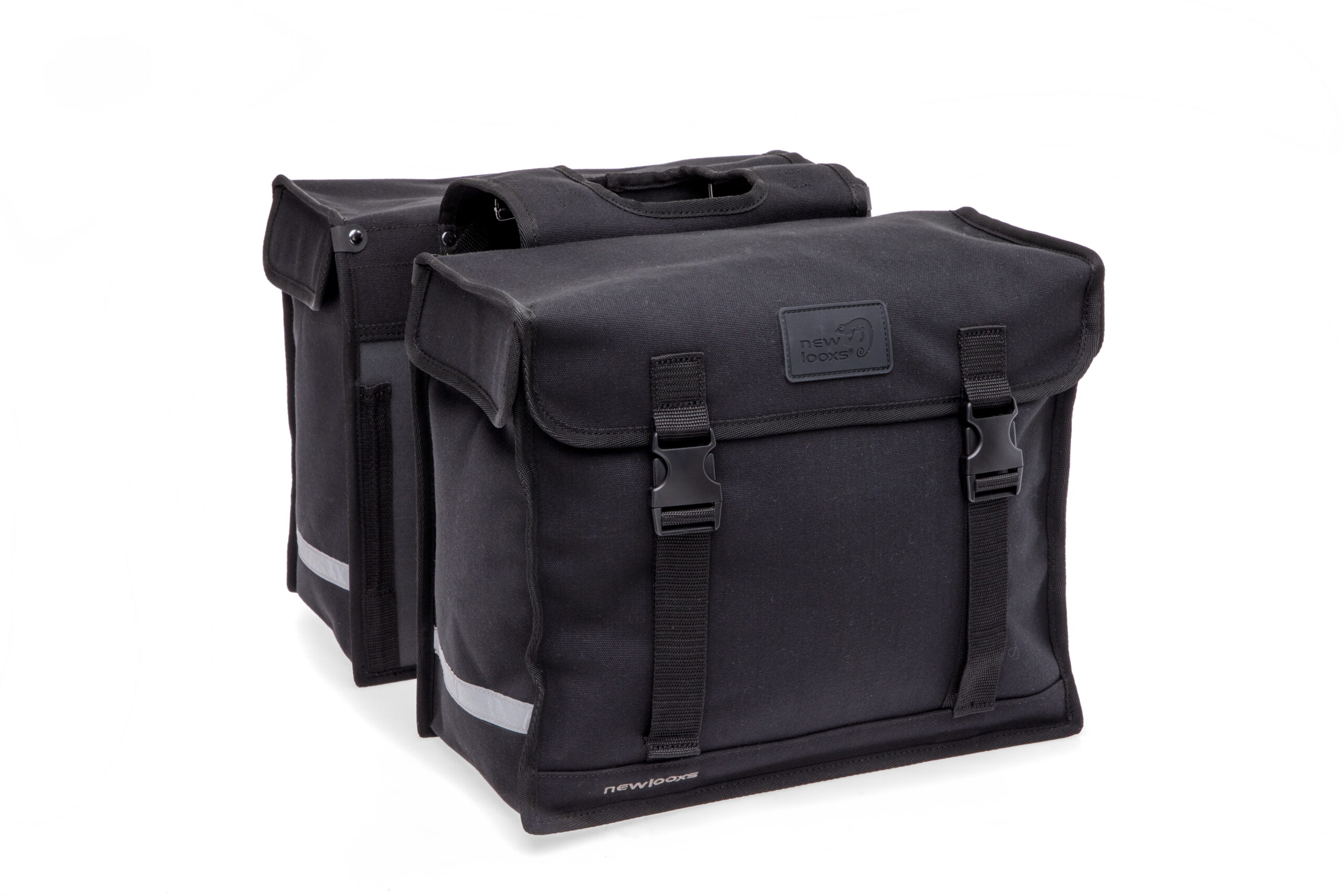 New Looxs Double Deluxe Black Bicycle Bag 46L