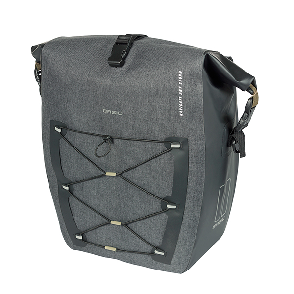 Basil Navigator Storm L Single Bag MIK Hooks 25-31L Black Basil Navigator Storm L Single Bag MIK Hooks 25-31L Black