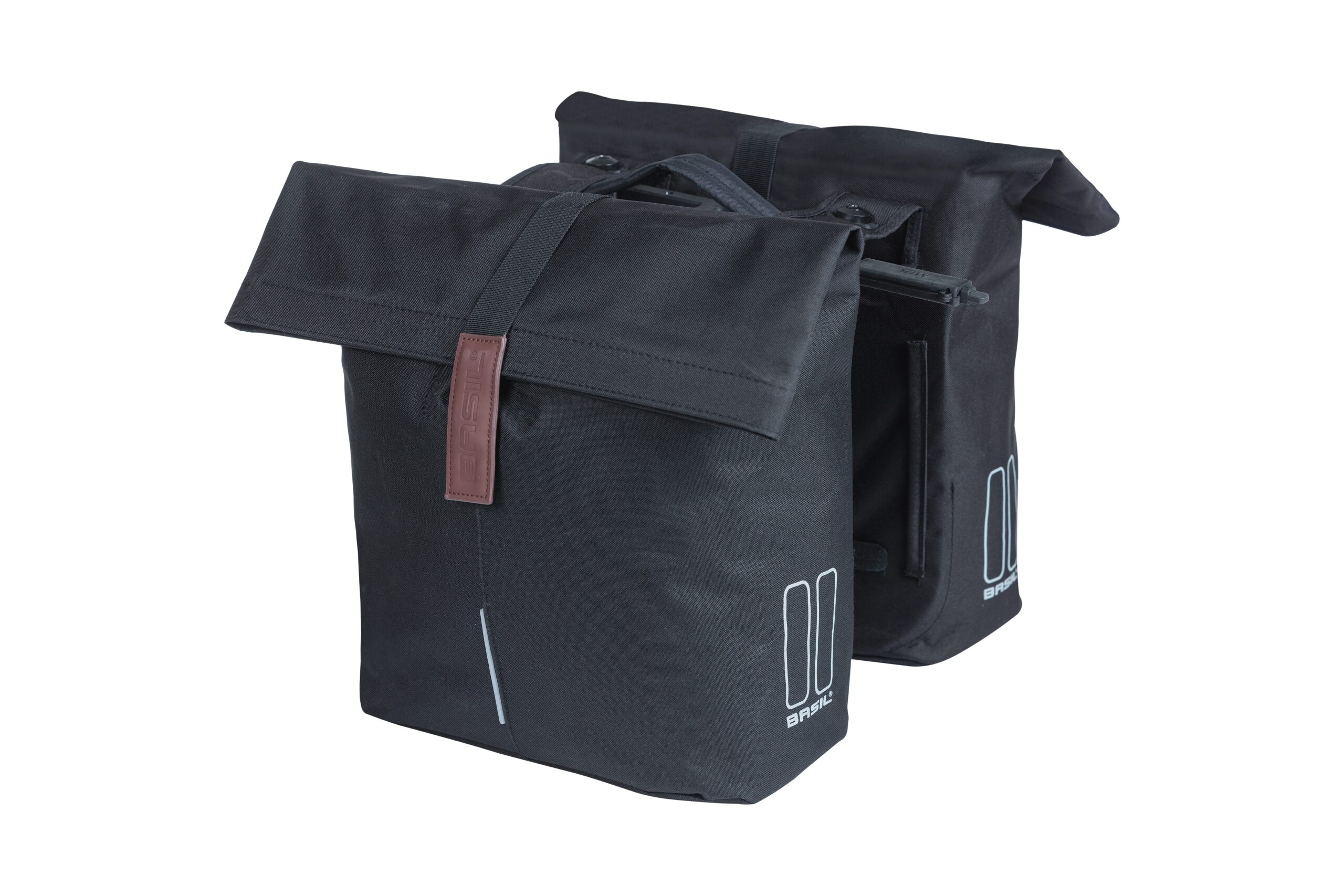 Basil Double City Bike Bag Black MIK 28-32L Basil Double City Bike Bag Black MIK 28-32L