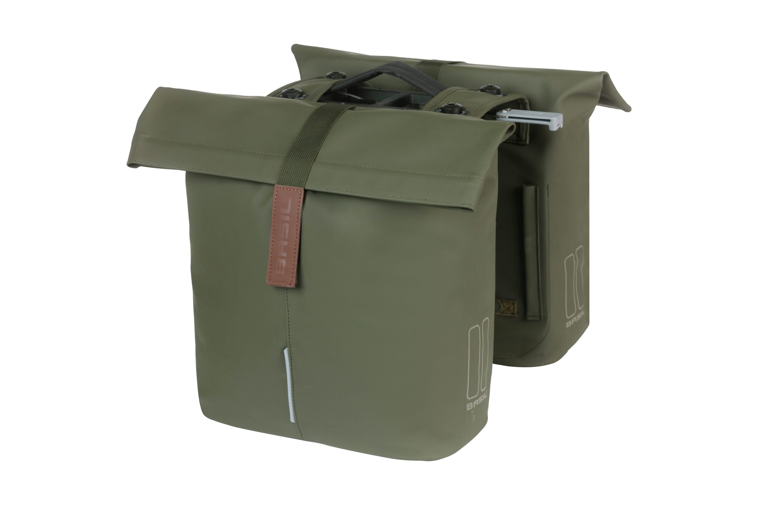 Basil Double City Moss Green Bike Bag MIK 28-32L Basil Double City Moss Green Bike Bag MIK 28-32L