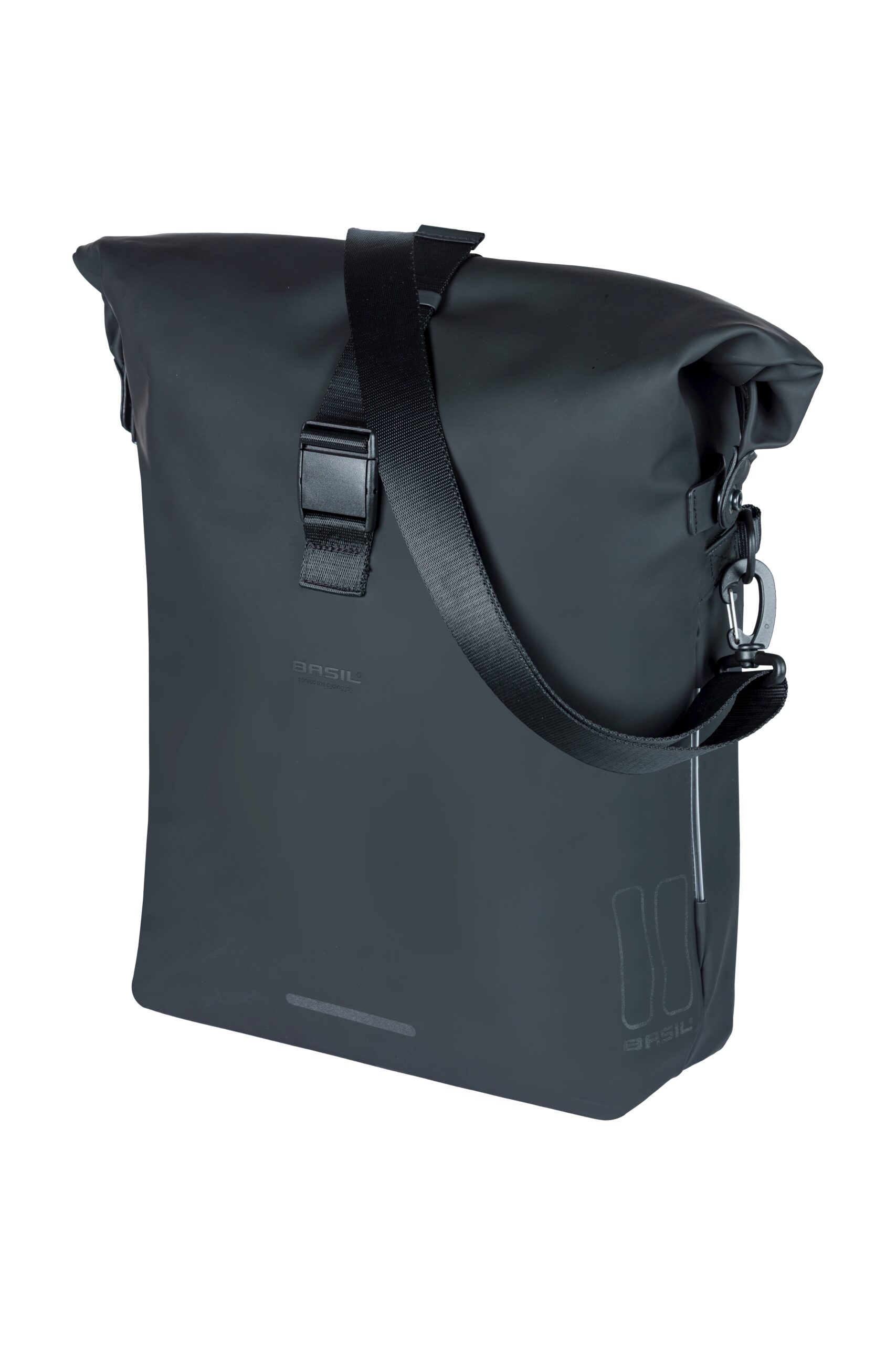 Basil Shoulder Bag Soho MIK Side Night Black 17L