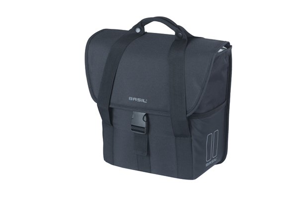 Basil Single Bike Bag Go Black 16L Basil Single Bike Bag Go Black 16L