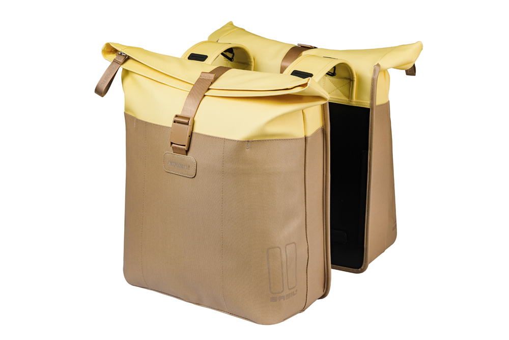Basil Double Bike Bag Vive Sand Yellow 28-35L Basil Double Bike Bag Vive Sand Yellow 28-35L